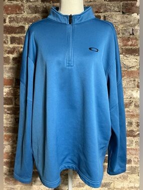 Oakley Men’s XL Blue Half-Zip Pullover Sweatshirt